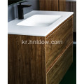 흰색 현대적인 디자인 순수 아크릴 Undercounter Wash Basins